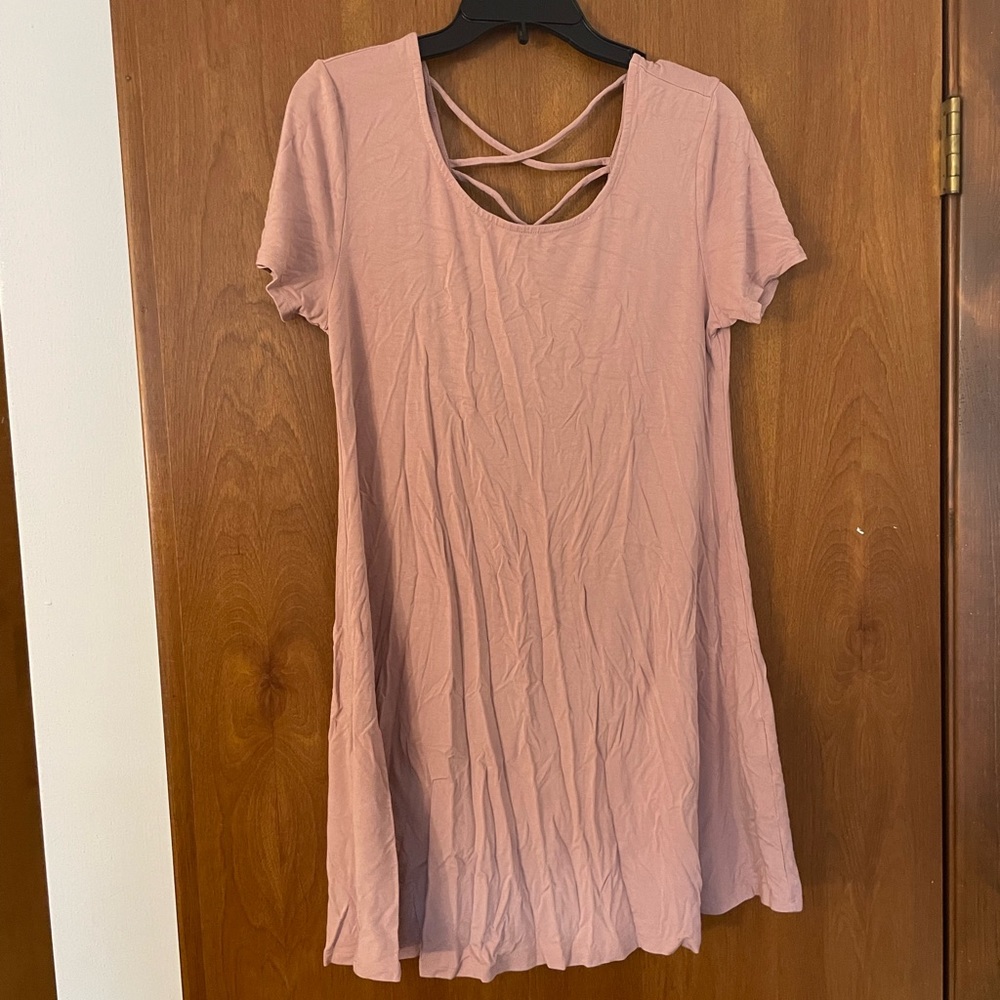 Forever 21 pink loose dress. Size XL.